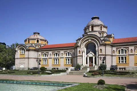Central Mineral Baths in Sofia. Bulgaria Stock Photos