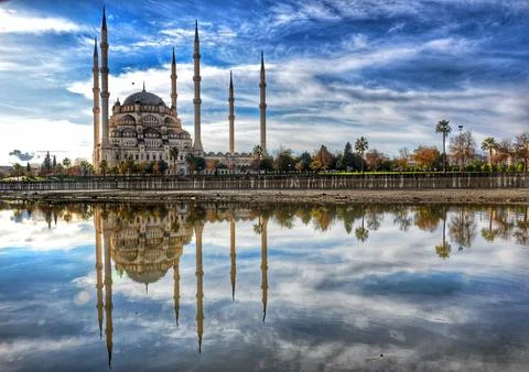 Central mosque Stock Photos