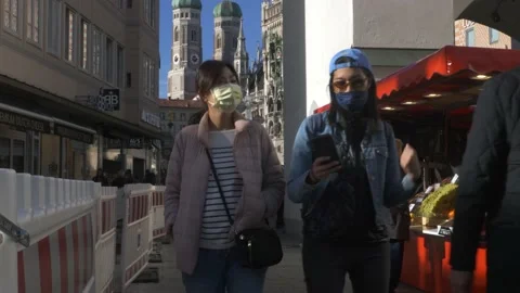 CENTRAL MUNICH Stock Footage 221349445