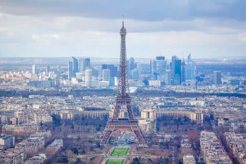 Central Paris view Stock Photos