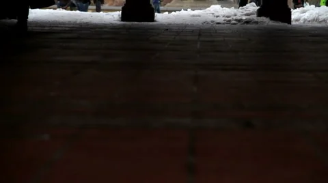 Central Park Arcade Dolly Pan Stock Footage 1088740