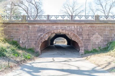 Central Park bridge Stock Photos
