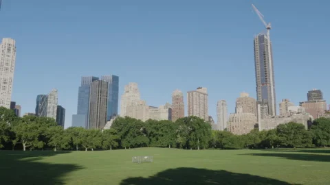 Central Park establishing shot Stock Footage 279091191