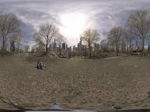 Central Park in NYC in Spring Stock Footage 74830598
