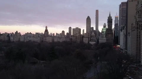 Central Park pan shot Stock Footage 286053320