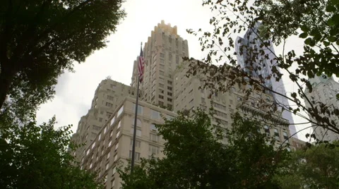 Central Park South Stock Footage 55574189