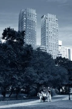 Central Park Spring Fotos de archivo