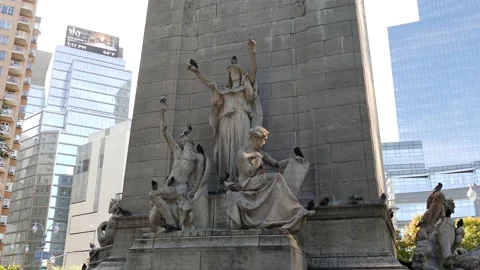 Central Park statue Video stock 171341123