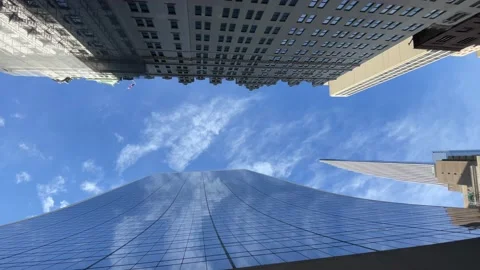 Central Park tower skyscraper in NYC skyline Stock Footage 167692816