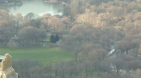 Central Park Zoom Out HD Stock Footage