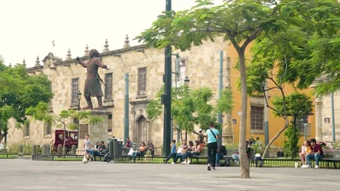 Central Plaza Stock Footage 231200386