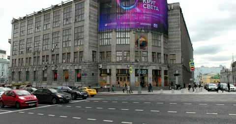 Central post office in the city center Stock Footage 68055101