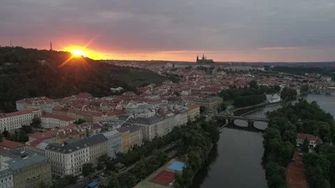 Central Prague Czech Republic Stock Footage 141789433