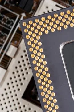 Central Processing Unit (CPU), The computer parts Stock Photos