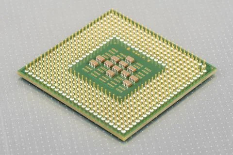 Central Processing Unit (CPU), The computer parts 스톡 사진