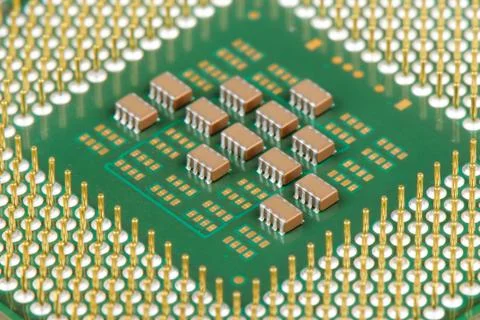 Central Processing Unit (CPU), The computer parts Stock Photos