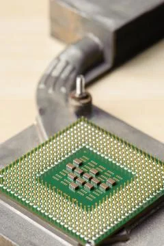 Central Processing Unit (CPU), The computer parts 스톡 사진