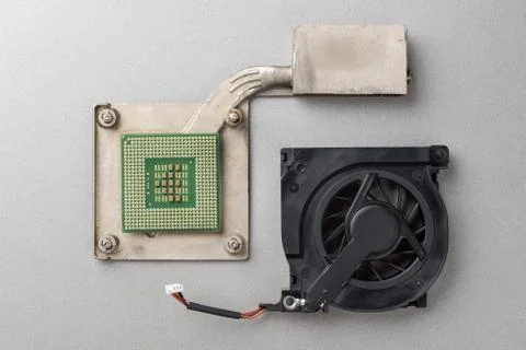 Central Processing Unit (CPU), The computer parts 스톡 사진