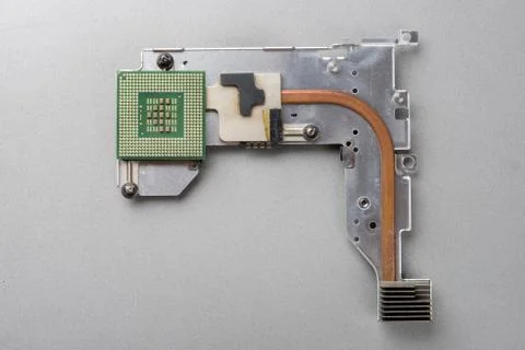 Central Processing Unit (CPU), The computer parts 스톡 사진