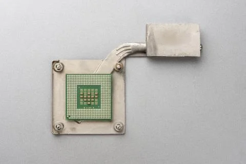 Central Processing Unit (CPU), The computer parts 스톡 사진