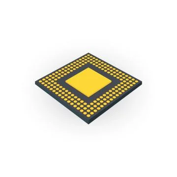 Central processing unit CPU concept by Back board Stock Illustration