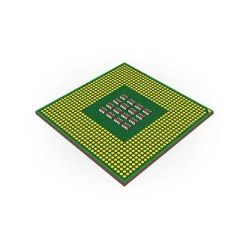 Central processing unit CPU concept by Back board Stock Illustration