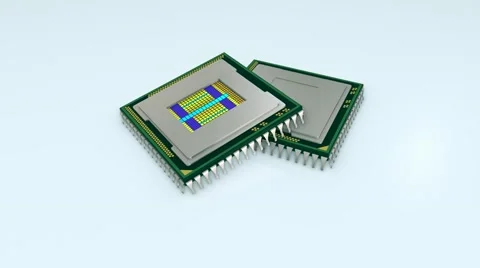 Central processing unit, cpu Stock Footage 61187816