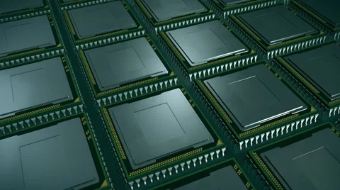 Central processing unit, cpu Stock Footage 61187826