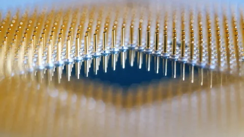 Central Processing Unit, CPU Stock Footage 114283447