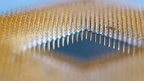 Central Processing Unit, CPU Stock Footage 114448480