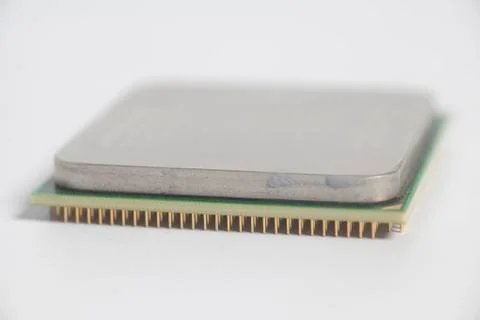 Central processing unit CPU microchip 스톡 사진