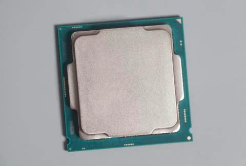 Central processing unit CPU microchip processor Foto stock