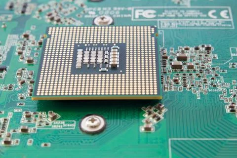 Central Processing Unit (CPU) Stock Photos