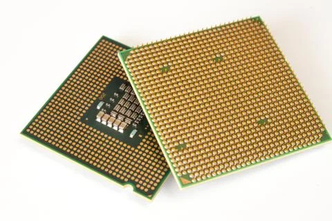 Central Processing Unit (CPU) Stock Photos