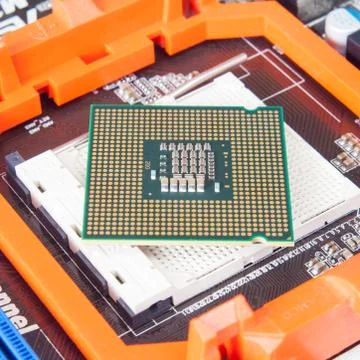 Central Processing Unit (CPU) 스톡 사진
