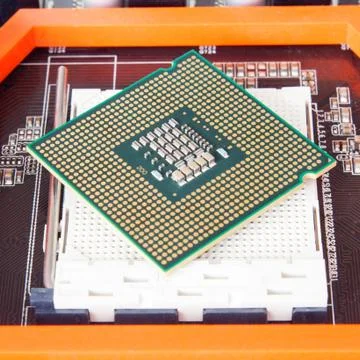 Central Processing Unit (CPU) 스톡 사진