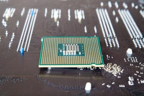 Central Processing Unit (CPU) Stock Photos