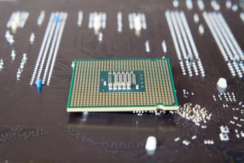 Central Processing Unit (CPU) Stock Photos