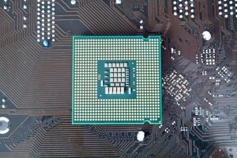 Central Processing Unit (CPU) 스톡 사진