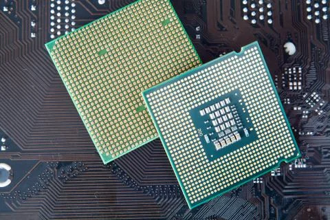 Central Processing Unit (CPU) 스톡 사진
