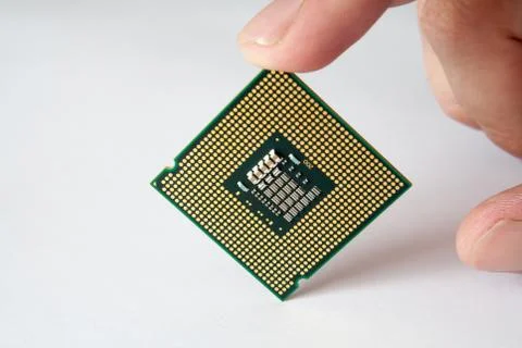 Central Processing Unit (CPU) Stock Photos