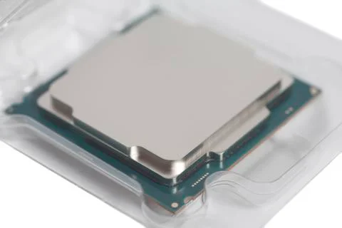 Central processing unit CPU processor microchip 스톡 사진