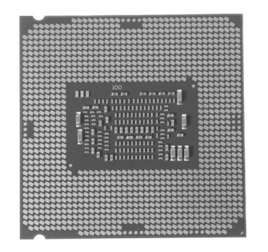 Central processing unit CPU processor microchip 스톡 사진