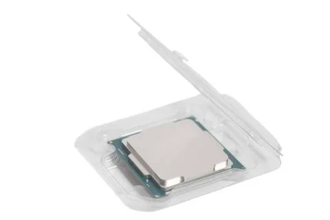 Central processing unit CPU processor microchip Foto stock