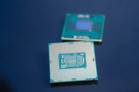 Central processing unit CPU processors microchip 스톡 사진