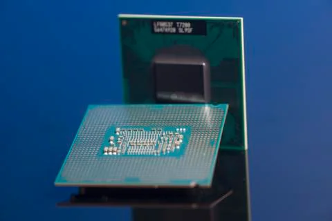 Central processing unit CPU processors microchip 스톡 사진