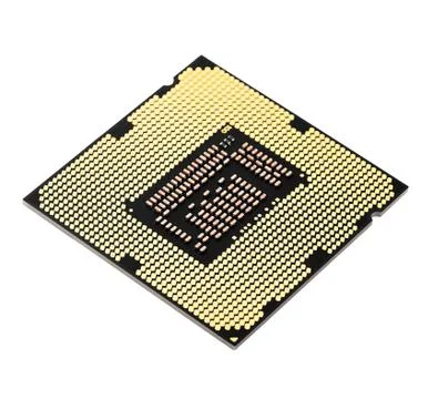Central processing unit, Gold CPU Stock Photos