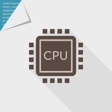Central processing unit 스톡 일러스트