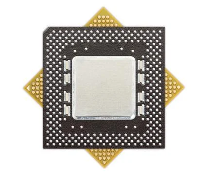 Central processing unit or Computer chip Foto stock