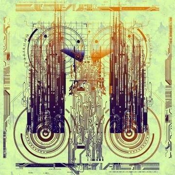 Central processor unit Stock Illustration